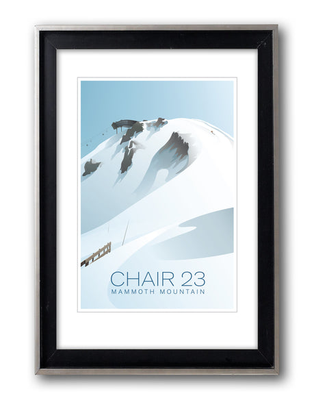 Chair 23 Original Mammoth Mountain Ski Poster