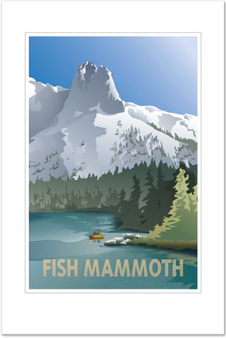 Fishing on Mammoth Lakes 
